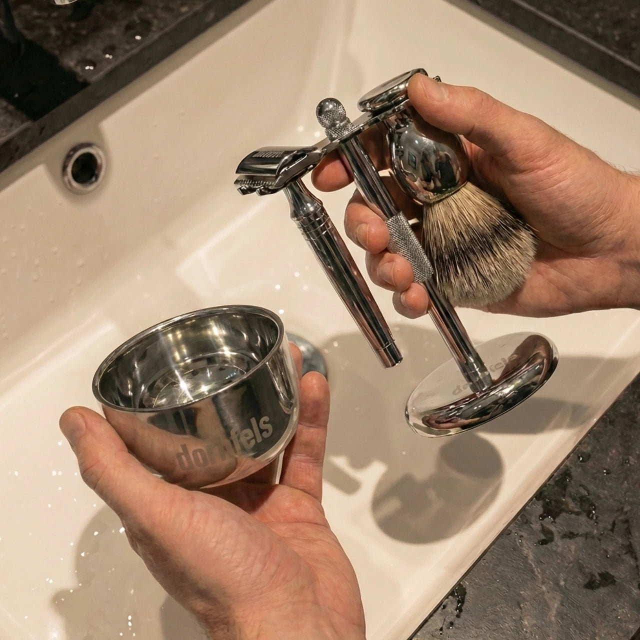 Premium Rasierhobel Set