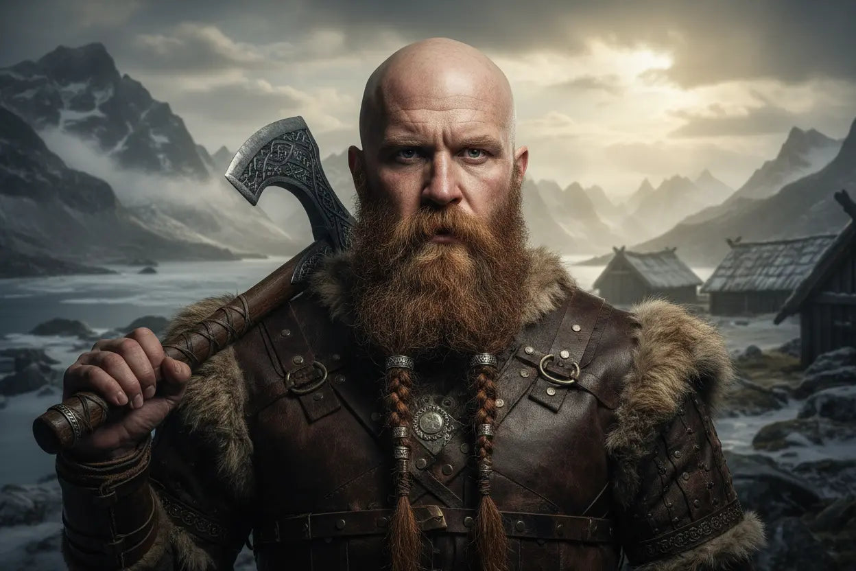 Wikinger-Bart-mit-Glatze-als-Statement-Look dornfels