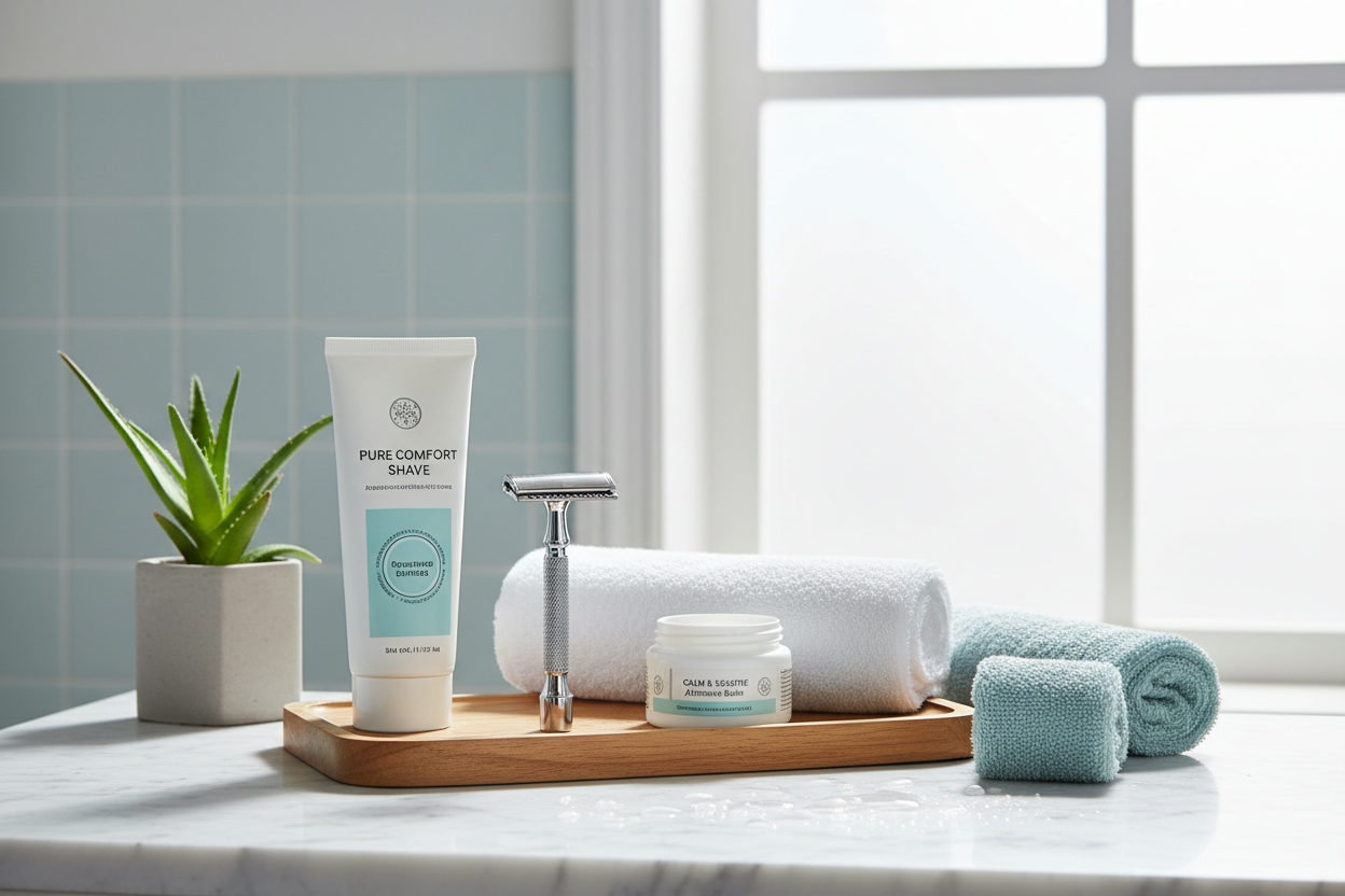 Empfindliche Haut beim Rasieren 